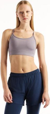 New Balance Donna NB Essential Yoga Bra in Grigio, Maglia di Poliestere, Taglia M