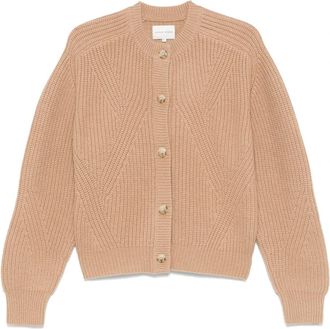 Loulou Studio Camel Vest - Dames - Cashmere truien - Bruin - S - Kasjmier - Truien & Vesten