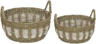 Atmosphera Set De 2 Cestas Xl Atmosphera Cr&eacute;ateur DInt&eacute;rieur