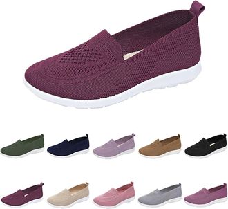 Generic Slip On Trainers, Womens Summer Shoes, Comfortable, Breathable Orthopaedic Sandals, Soft, Lightweight, Walking Shoes, Non-Slip Sports Shoes, Breeze Ca