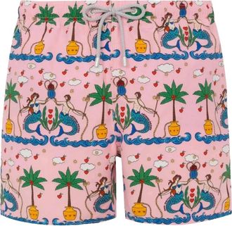 MC2 Saint Barth Elegante Moderne Shorts Gustavia - Heren - Strandmode - Roze - XL - Badmode