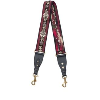 Dior Pre-owned Tracolla in Tela Borchiata - - Pre-owned - Donna - Rosso - ONE SIZE