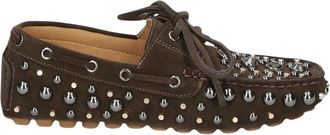 Strategia R 51 Studded Tassel Instappers - Dames - Bootschoenen - Bruin - 39 EU - Leer - Schoenen