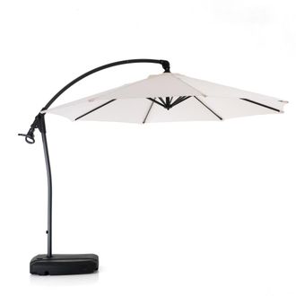 Oresteluchetta Sombrilla de acero antracita cm. Al.260 x l.300 x p.300