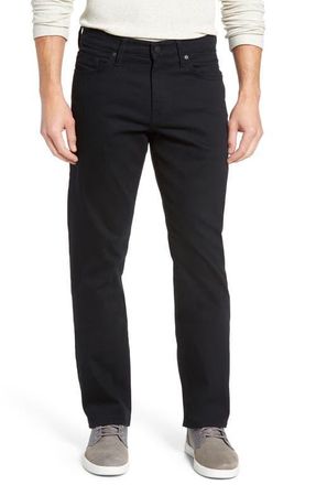 Mavi Matt Relaxed Straight Fit Jeans in Black Williamsburg at Nordstrom, Size 29 X 32