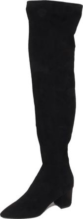 Steve Madden Bolted stretch laars schoen - Dames - Over de knie laarzen - Zwart - 35 1/2 EU - Schoenen