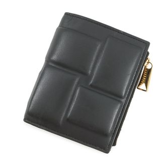 Bottega Veneta Black Leather Wallet (Bi-Fold) (Pre-Owned)