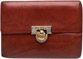 Givenchy Pre-owned Wallets, female, Brown, Size: ONE SIZE Pre-owned Leather Wallet