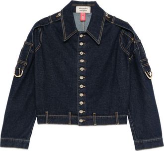 Alessandro Enriquez Alessandro Enriquez Womens blue Cotton Jacket