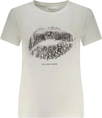 Pepe Jeans London Donna, Top, Bianco, L, new