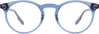 Ermenegildo Zegna round-frame glasses - Blue