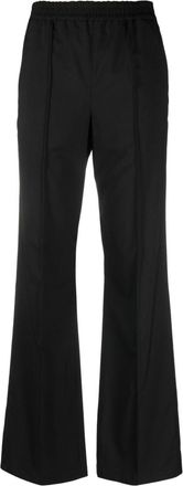Loewe straight-leg wool trousers - women - Wool/Cotton - S - Black