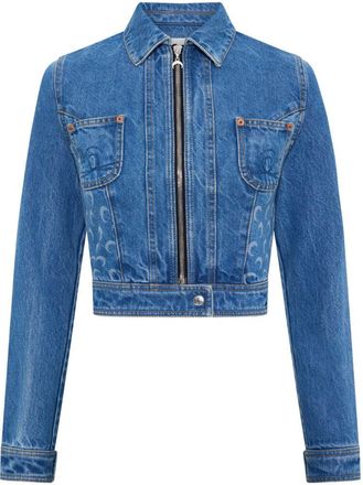 Marine Serre Womens blue Cotton Jacket