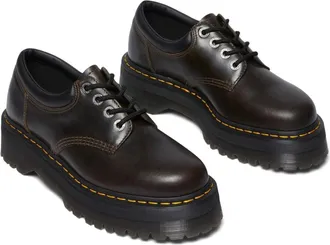 Dr. Martens 8053 R32011302 Mens Brown Quad Leather Platform Shoes ZOGG2921
