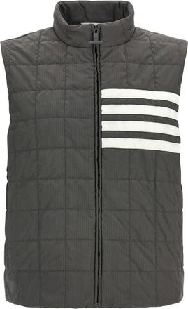 Thom Browne Heren, Jassen, Grijs, Maat: M Leer