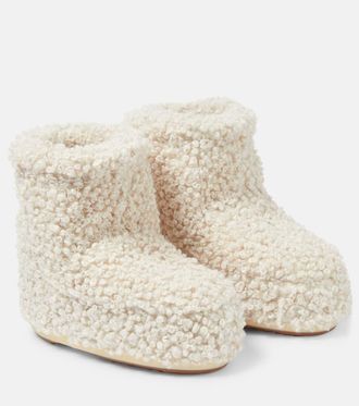 Moon Boot Icon Low faux shearling snow boots