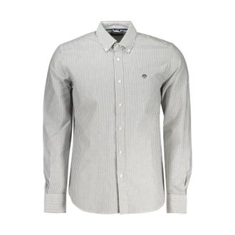 North Sails Katoenen Overhemd met Lange Mouwen en Knoopsluiting - Heren - Casual Overhemden - Wit - S - Katoen - Overhemden