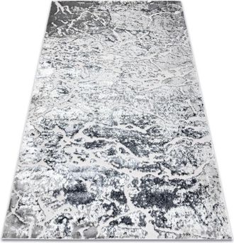 RugsX Rugsx - Alfombra Mefe Moderna 6182 Hormig&oacute;n - Structural Dos Niveles De Vell&oacute;n Gris Grey 120x170 Cm