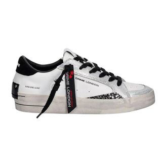 Crime London SK8 Deluxe - Dames - Schoenen - Wit - Maat: 41 EU Leer