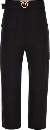Pinko Black Cropped Trousers