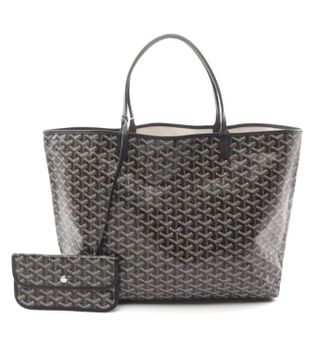 Goyard Coated Canvas Black St Louis GM tote bag Size L