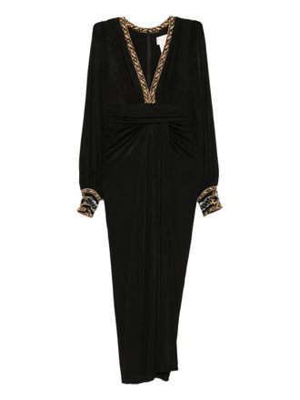 Camilla Ottoman Elegance dress - women - Elastane/Viscose - S - Black