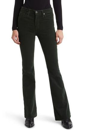 AG - Adriano Goldschmied Farrah High Waist Stretch Corduroy Bootcut Pants in Hidden Pine at Nordstrom Rack, Size 23