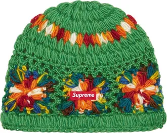 SUPREME Crochet Beanie Green SS25BN12-GREEN