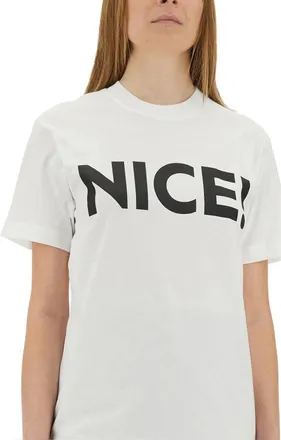 Moschino Logo-Embroidered Cotton T-Shirt - White