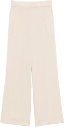 Nouvelle/Silk95Five Amalfi Pants - Dames - Wijde Broeken - Beige - S - Broeken