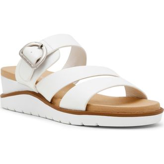 Anne Klein Lalasa Slide Sandal in White at Nordstrom Rack, Size 8