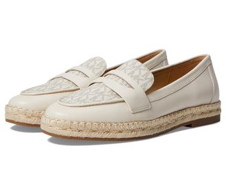 Michael Kors Lennon Espadrille Womens Shoes Vanilla : 7 M, Leather