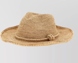 Ibeliv rodeo hat wide brim woven knot