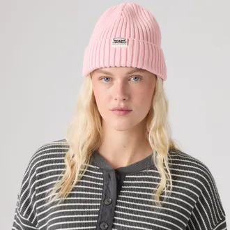 Levi's Sunset Beanie - Womens - One Size - Pink / Rose Shadow