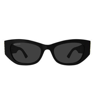 Gucci Sunglasses, female, Black, Size: 53 MM Gg2044Sa Sunglasses