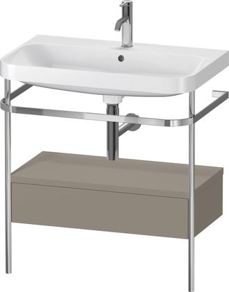 Duravit Set C-bonded Duravit Happy D.2 Plus Con Consola Met&aacute;lica Y Caj&oacute;n
