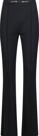 Elisabetta Franchi Fitted Belted Flared Pants