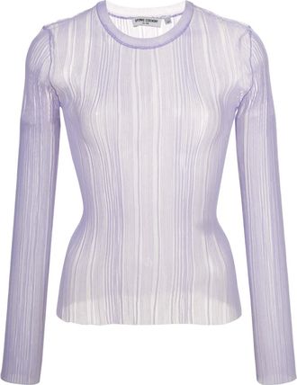 Opening Ceremony Top semi trasparente - Viola