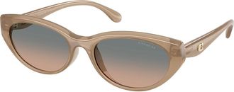 Coach HC8456D CDP42 Asian Fit 594413 Womens Sunglasses Brown Size 55