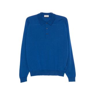John Smedley Belper Long-sleeve Polo Sweater