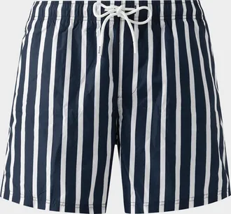 Eton Men & apos;s Stripe Slim Swim Trunks