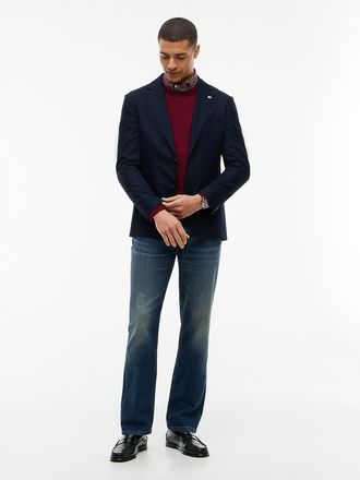 Tommy Hilfiger Mens Straight Jean - Dark Wash Denim - 29W x 30L