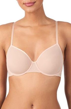 DKNY Logo Mesh Unlined Underwire Bra in Sand at Nordstrom Rack, Size 32B
