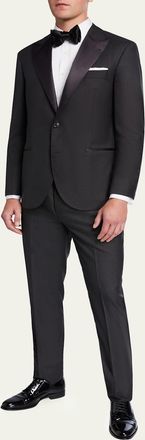 Brunello Cucinelli Mens Peak-Lapel Two-Piece Tuxedo Suit