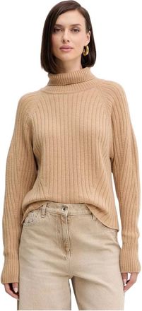Simona Corsellini Dames, Truien, Beige, Maat: XS Wol