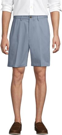 Lands End Comfort Waist 9 No Iron Chino Shorts in Faded Glacier at Nordstrom, Size 34 X 9