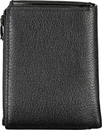 Calvin Klein Leather with Coin Purse Wallet - Black