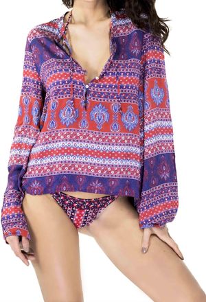 MC2 Saint Barth Gipsy Print Blouse