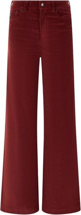 Lois Palazzo Mistral - Dames - Wijde Broeken - Rood - W25 - Katoen - Broeken