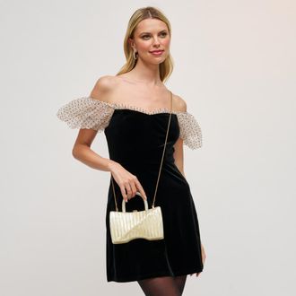 Urban Expression Julie Evening Bag in Ivory at Nordstrom